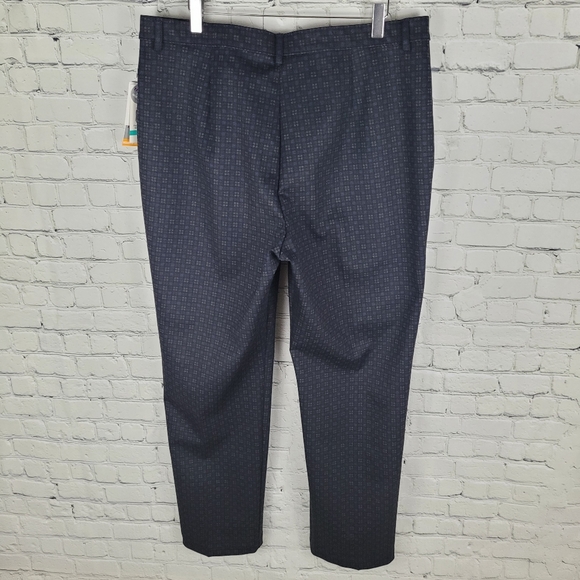 TANJAY | Comfort Fit modern straight plaid stretch trouser pants - Picture 3 of 8